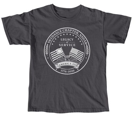 Legacy of Service Shirts 2.0, a Graphite Comfort Colors Unisex Tee