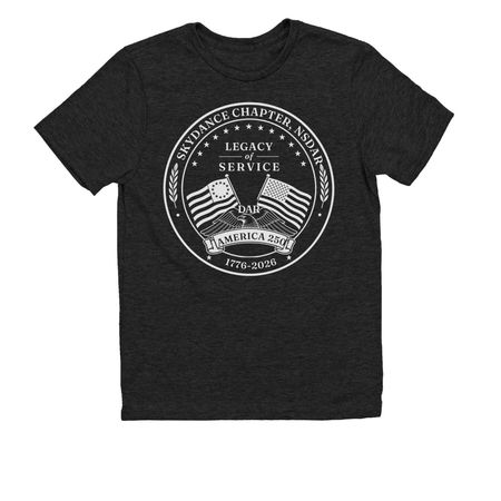 Legacy of Service Shirts 2.0, a Space Black Allmade Youth Eco Triblend Tee