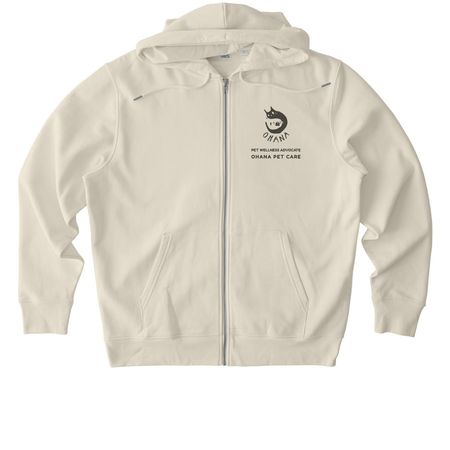 Pet Wellness Advocate, a Natural Raw Stanley/Stella Unisex Cultivator 2.0 Zip Up Pullover Hoodie