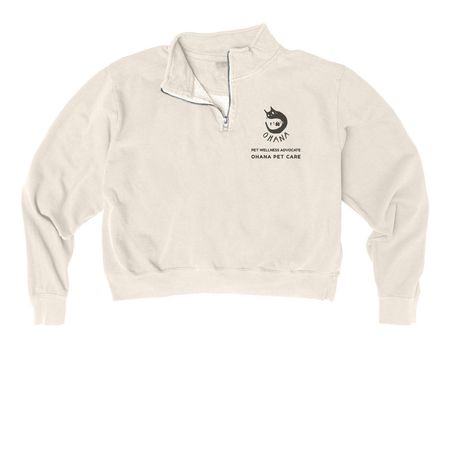 Pet Wellness Advocate, a Ivory Comfort Colors Women's Quarter Zip Pullover