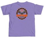 More good things!, a Violet Comfort Colors Unisex Tee (back-view)