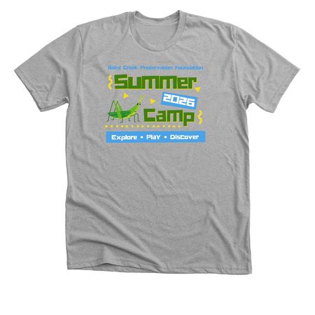 Baird Creek Summer Camp 2026, a Athletic Heather Premium Unisex Tee
