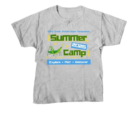 Baird Creek Summer Camp 2026, a Sport Grey Youth Unisex Tee
