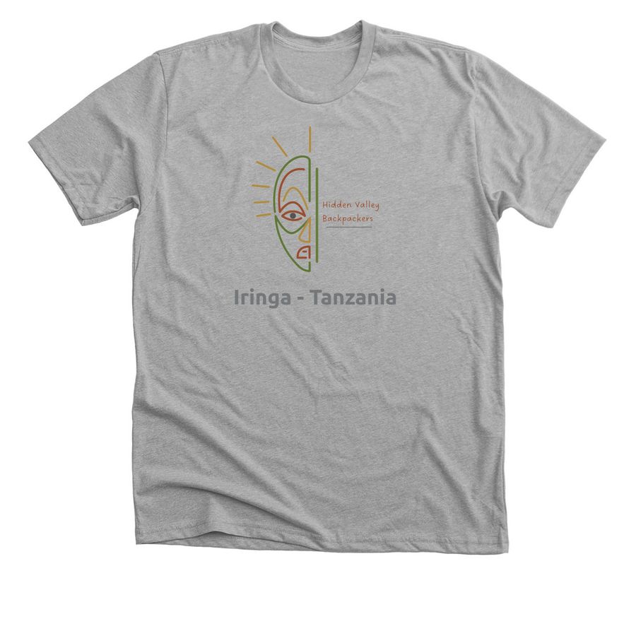 Hidden Valley Backpackers Safari Essential, a Athletic Heather Premium Unisex Tee