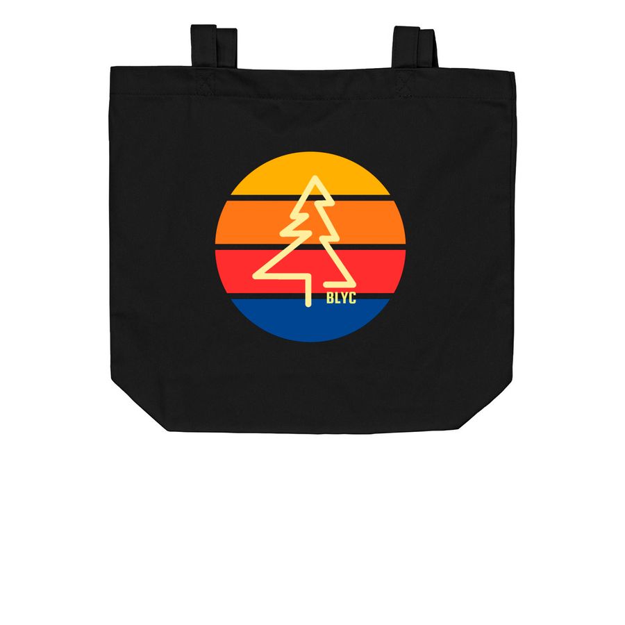Retro Tote, a Black Organic Cotton Tote Bag