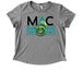 MAC Mom Shirt, a Aluminum Grey Allmade Eco Triblend Women?s Scoop Neck Tee