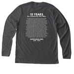 15th Anniversary Hope for HH (Adult), a Dark Grey Heather Premium Long Sleeve Tee (back-view)
