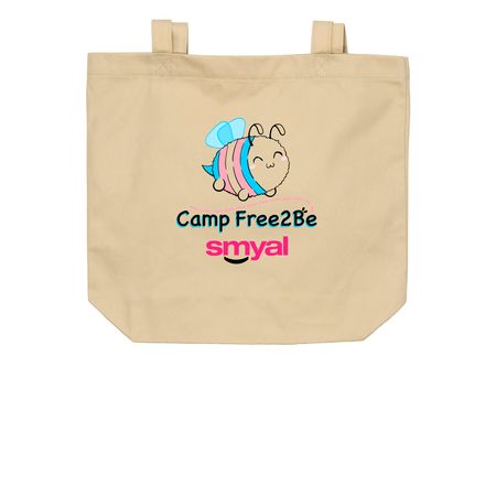 Camp Free2Be Tote Bag, a Oyster Organic Cotton Tote Bag