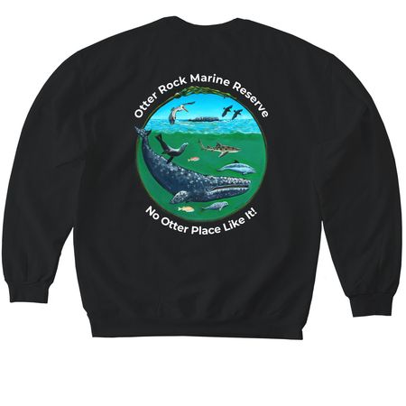 No Otter Place Like It! Shirts/Sweatshirts, a Black Softstyle Crewneck Sweatshirt