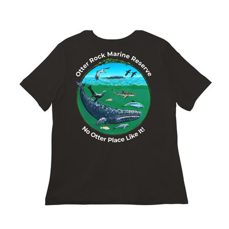 No Otter Place Like It! Shirts/Sweatshirts, a Black Women?s Relaxed Cotton Tee