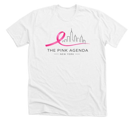 TPA NYC Skyline | Cotton, a Solid White Blend Premium Unisex Tee