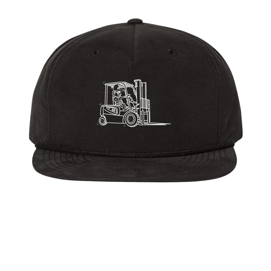 Certified Awesome white, a Black Printed Umpqua Snapback Cap