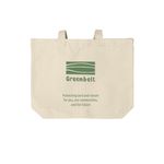 LIMITED EDITION: Ben's Blocks Tote Bags, a Natural Cotton Canvas Tote Bag (back-view)