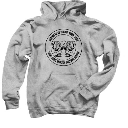 15th Anniversary, a Sport Grey Pullover Hoodie