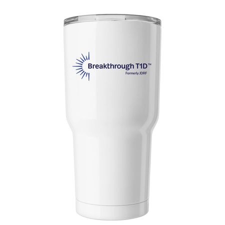 BT1D Together, a White Insulated Tumbler (back-view)