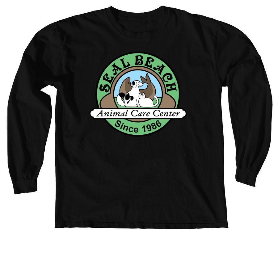 SBACC Logo Long Sleeve Tee, a Black Comfort Colors Long Sleeve Tee