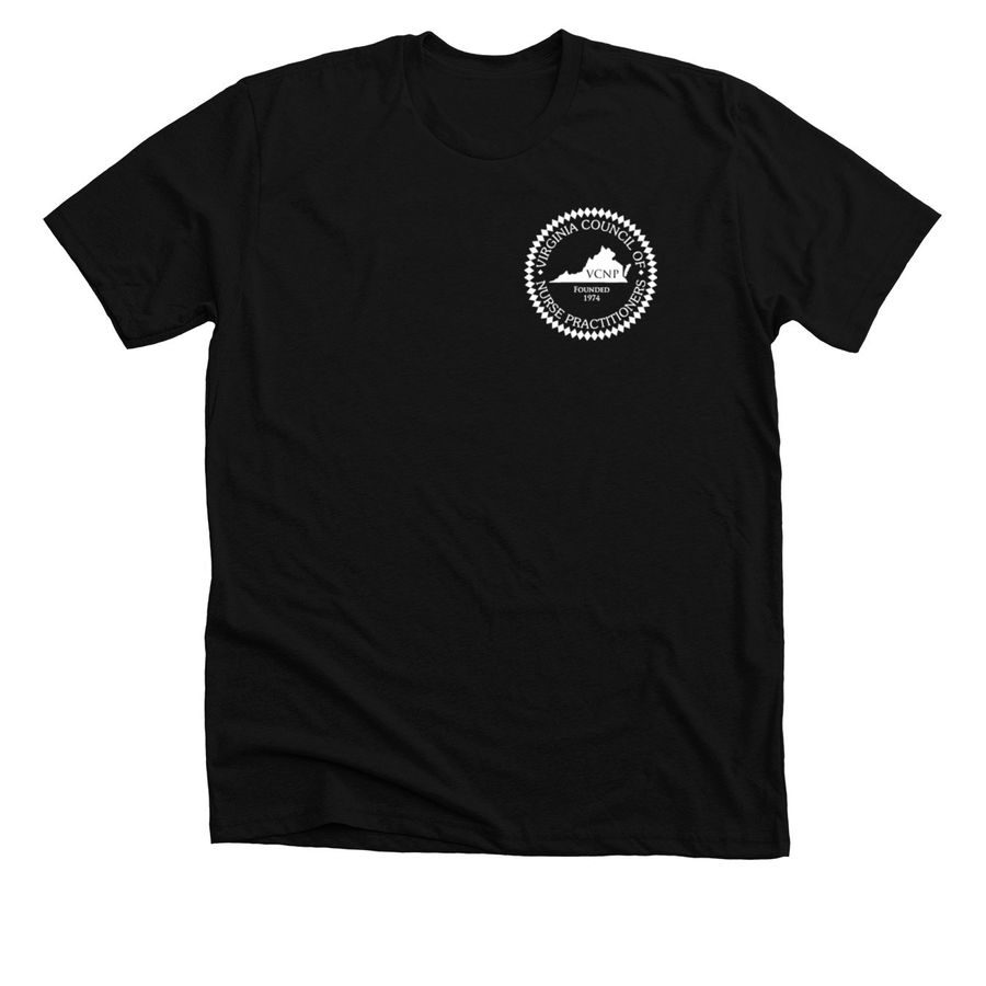 Virginia is for NPs - Classic VCNP Logo, a Solid Black Blend Premium Unisex Tee