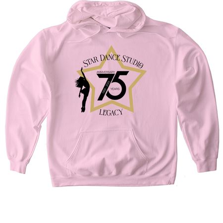 Star Dance Studio Official Merchandise 2025, a Light Pink Gildan Softstyle Pullover Hoodie