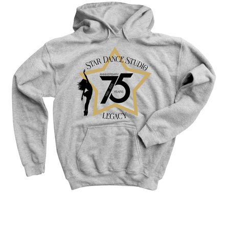 Star Dance Studio Official Merchandise 2025, a Sport Grey Youth Pullover Hoodie