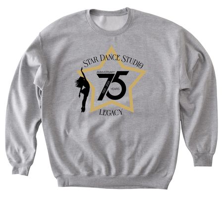 Star Dance Studio Official Merchandise 2025, a Sport Grey Softstyle Crewneck Sweatshirt