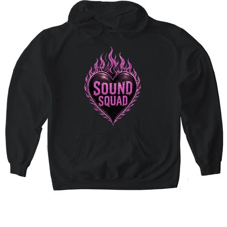 Sound????Squad 4, a Black Gildan Softstyle Pullover Hoodie