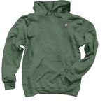 As It Is In Heaven, a Military Green Pullover Hoodie (back-view)
