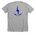 LAC GEAR, a Athletic Heather Premium Unisex Tee (back-view)