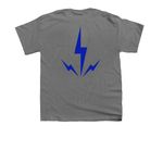 LAC GEAR, a Charcoal Youth Unisex Tee (back-view)