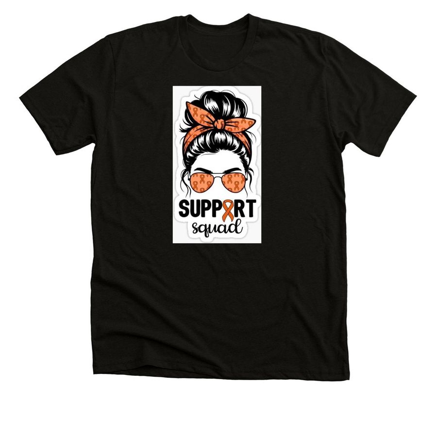 Help Tina with her fight against Kidney Cancer&nbsp;, a Black Heather Premium Unisex Tee