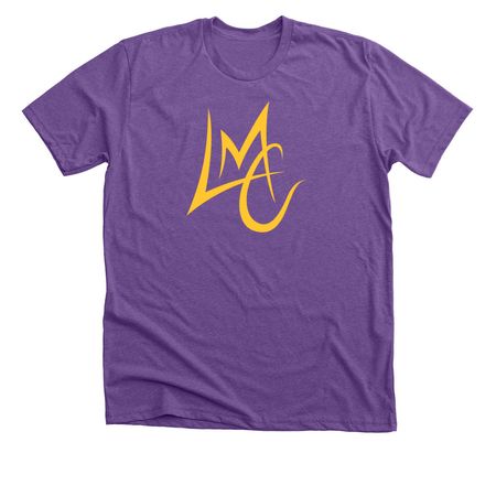 L-Mac ?SKOL? Tee, a Heather Team Purple Premium Unisex Tee