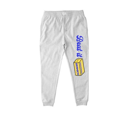 Beat it Bernice: Pants, a Cool Heather Grey Stanley/Stella Unisex Flyer Jogger