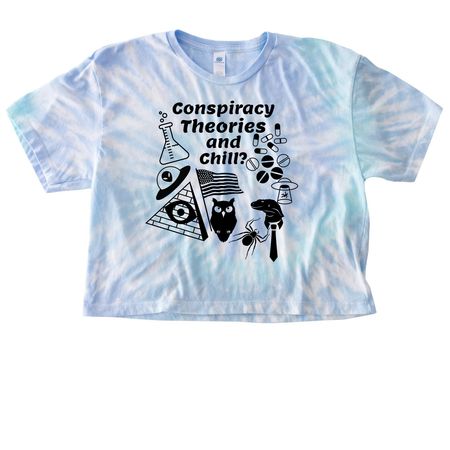 Conspiracy crop top, a Lagoon Women's Tie Dye Cropped Tee