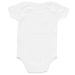 Rock Your Socks Onesies, a White Infant Onesie (back-view)