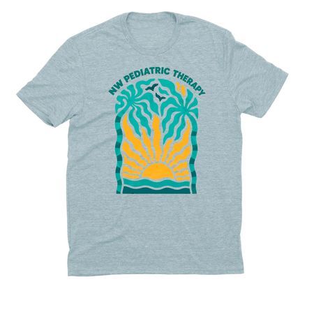 Summer!&nbsp;, a I Like You Blue Allmade Eco Triblend Unisex Tee