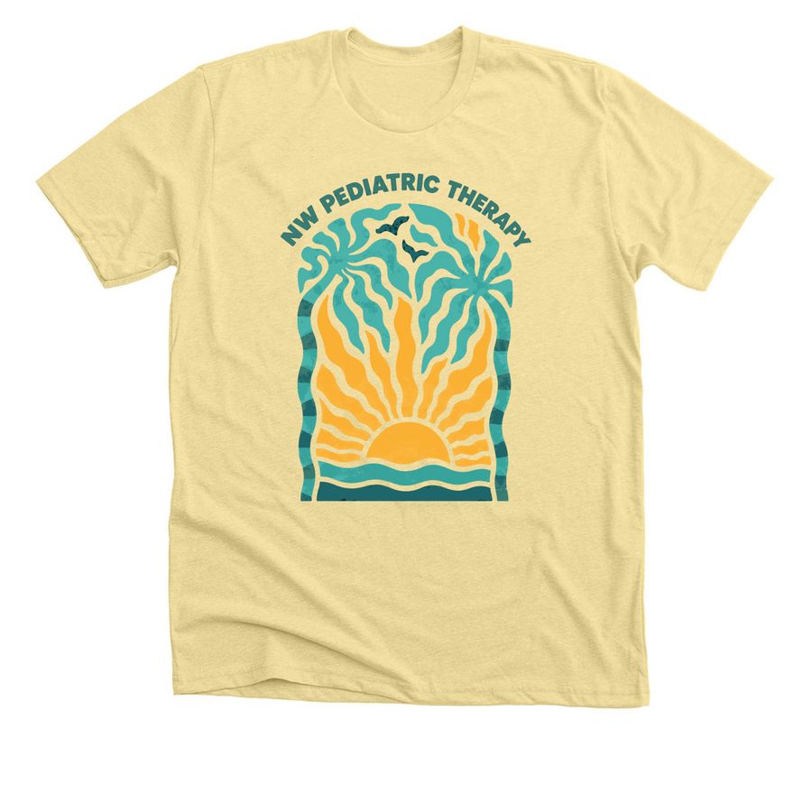 Summer!&nbsp;, a Heather French Vanilla Premium Unisex Tee