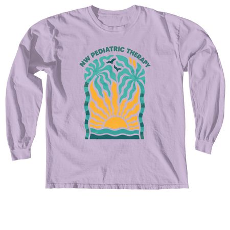 Summer!&nbsp;, a Orchid Comfort Colors Long Sleeve Tee