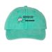 Team Warren Hats, a Seafoam Printed Pigment Dye Baseball Cap