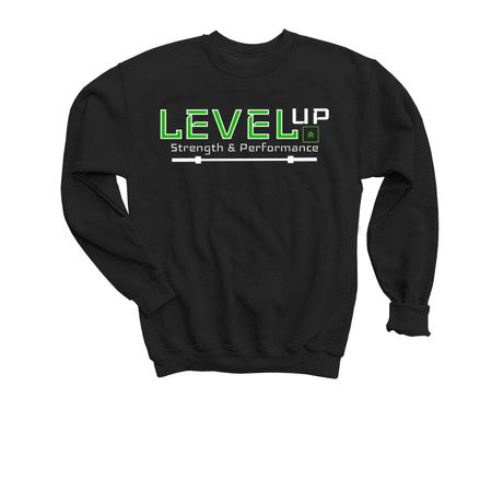 Inverted Logo, a Black Youth Crewneck Sweatshirt