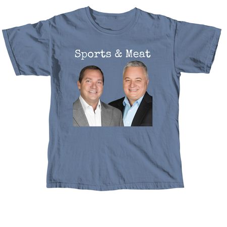 Sports and Meat, a Blue Jean Comfort Colors Unisex Tee