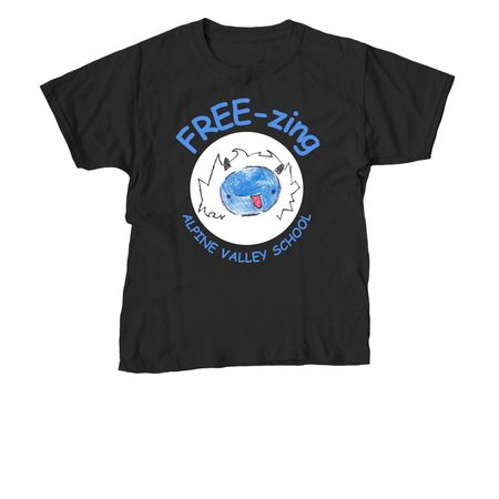 FREE-zing with Jonah Bobo, a Black Youth Unisex Tee