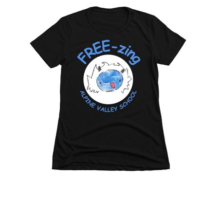 FREE-zing with Jonah Bobo, a Black Women's Slim Fit Tee