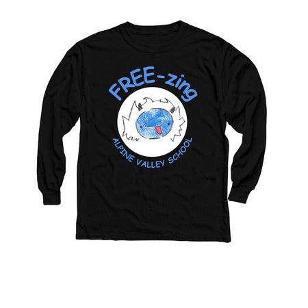 FREE-zing with Jonah Bobo, a Black Youth Long Sleeve Tee