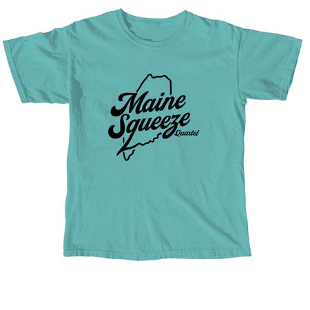 Maine Squeeze Black Logo, a Seafoam Comfort Colors Unisex Tee