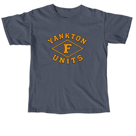 "F" Units, a Denim Comfort Colors Unisex Tee