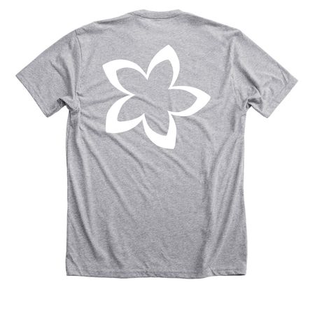 The 3 Sisters Merch, a Athletic Heather Premium Unisex Tee (back-view)