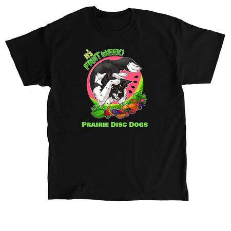 Fruit Week - Prairie Disc Dogs, a Black Classic Unisex Tee