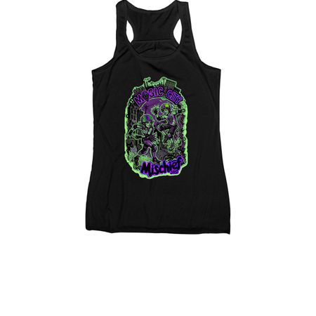 Magic city mischief, a Black Women's Racerback