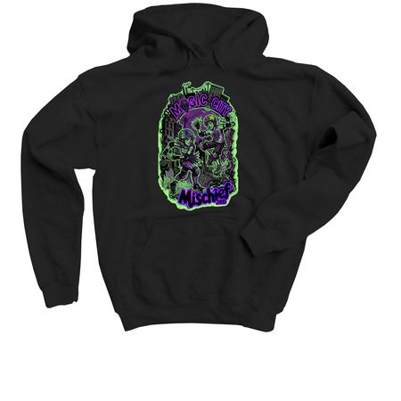 Magic city mischief, a Black Youth Pullover Hoodie