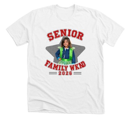 Isabelle, a Solid White Blend Premium Unisex Tee