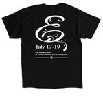 Disney's Frozen - Filigree - White Font, a Black Classic Unisex Tee (back-view)